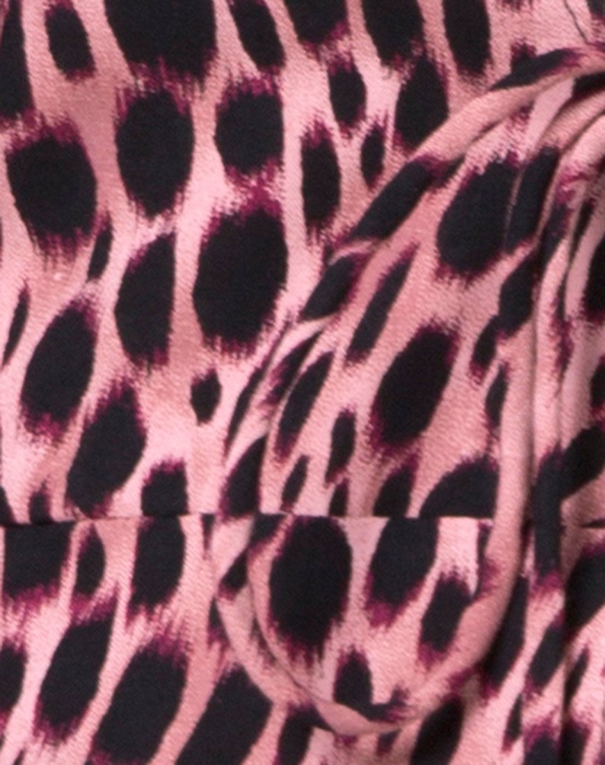 Afbeelding van Miperi Top in Roze Cheetah