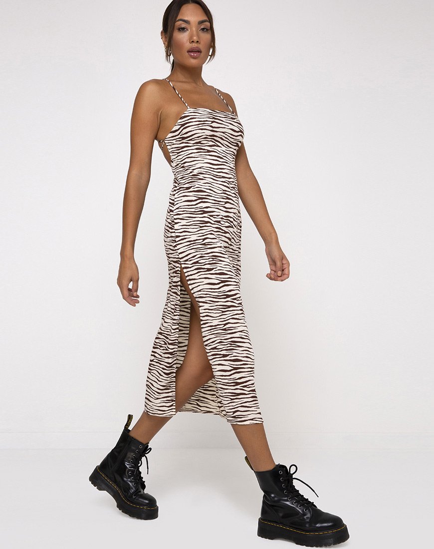 Afbeelding van Mirzani jurk in Easy Tiger Cocoa