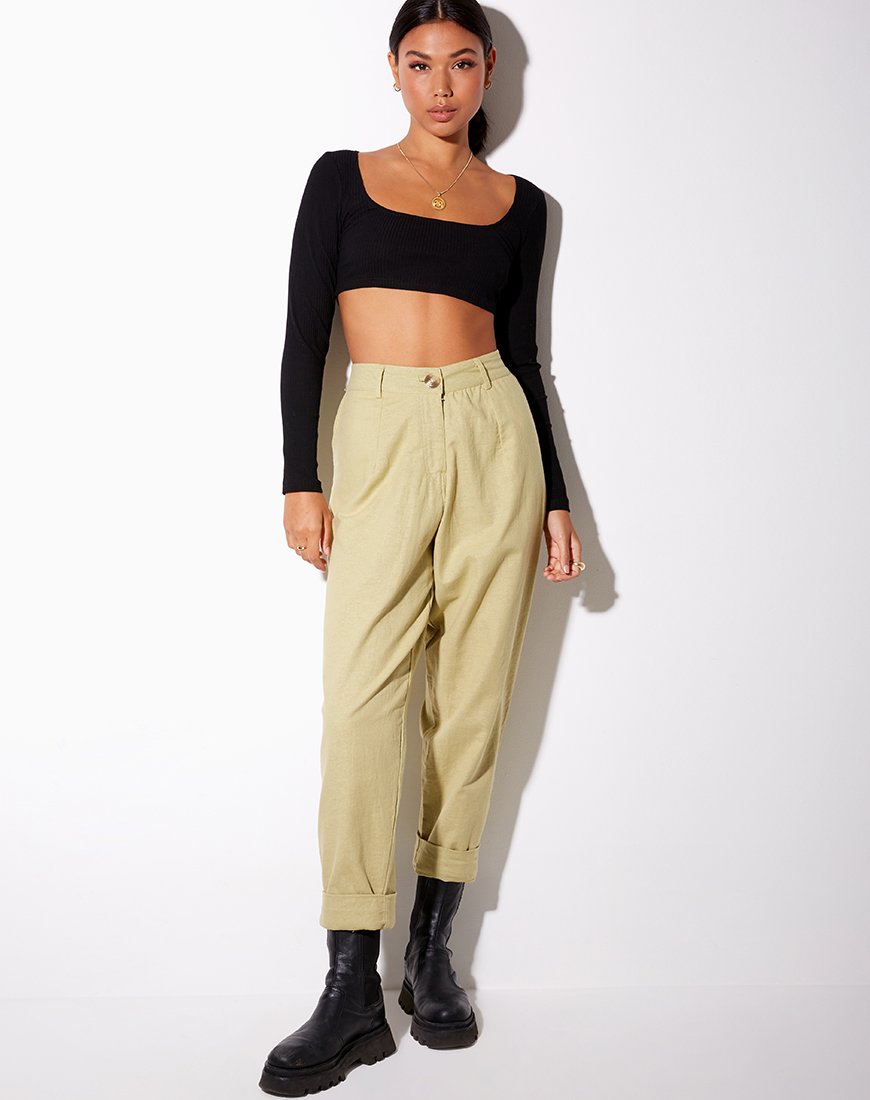 Misca broek in Dusky groen