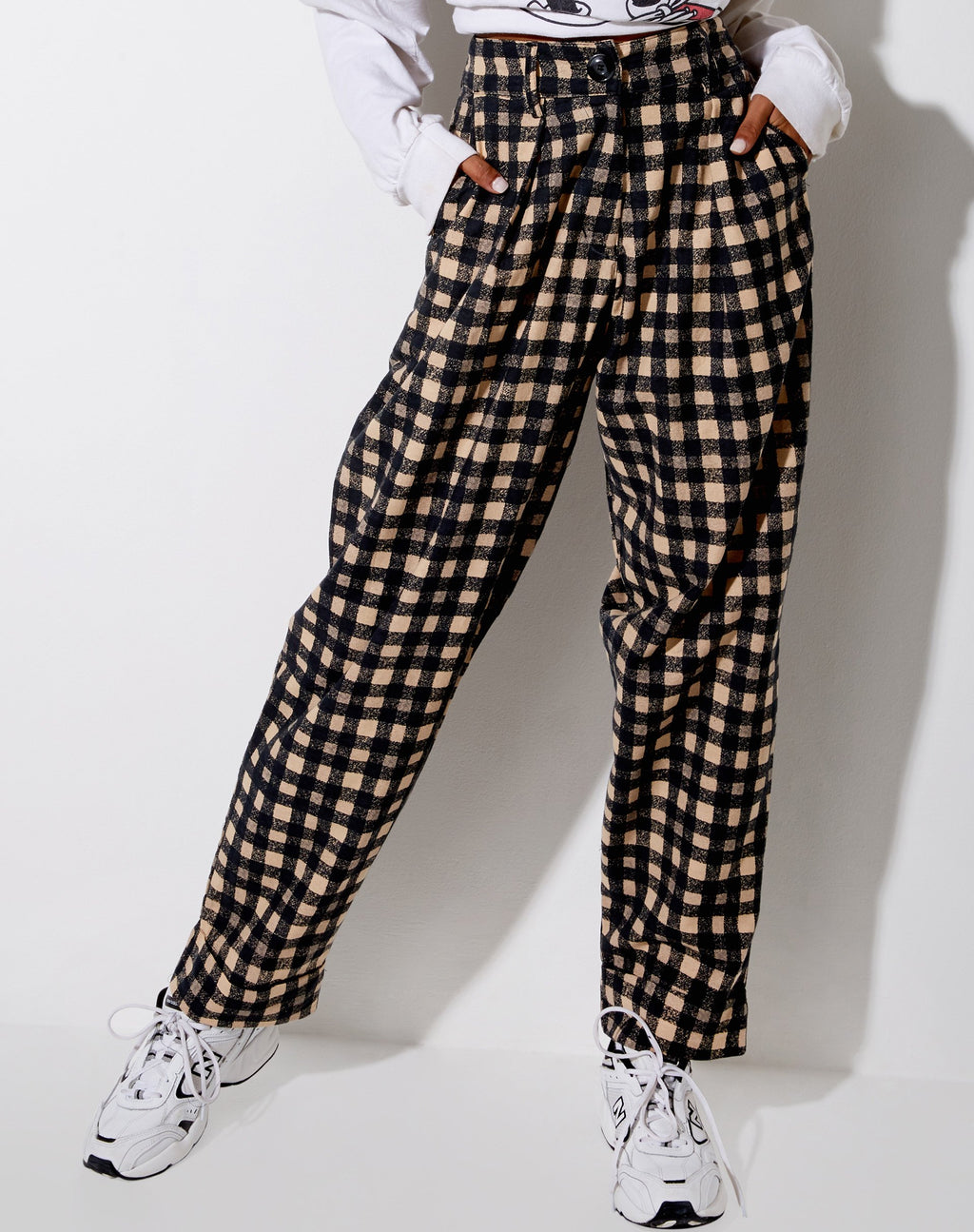 Misca broek in 90's Grunge ruit