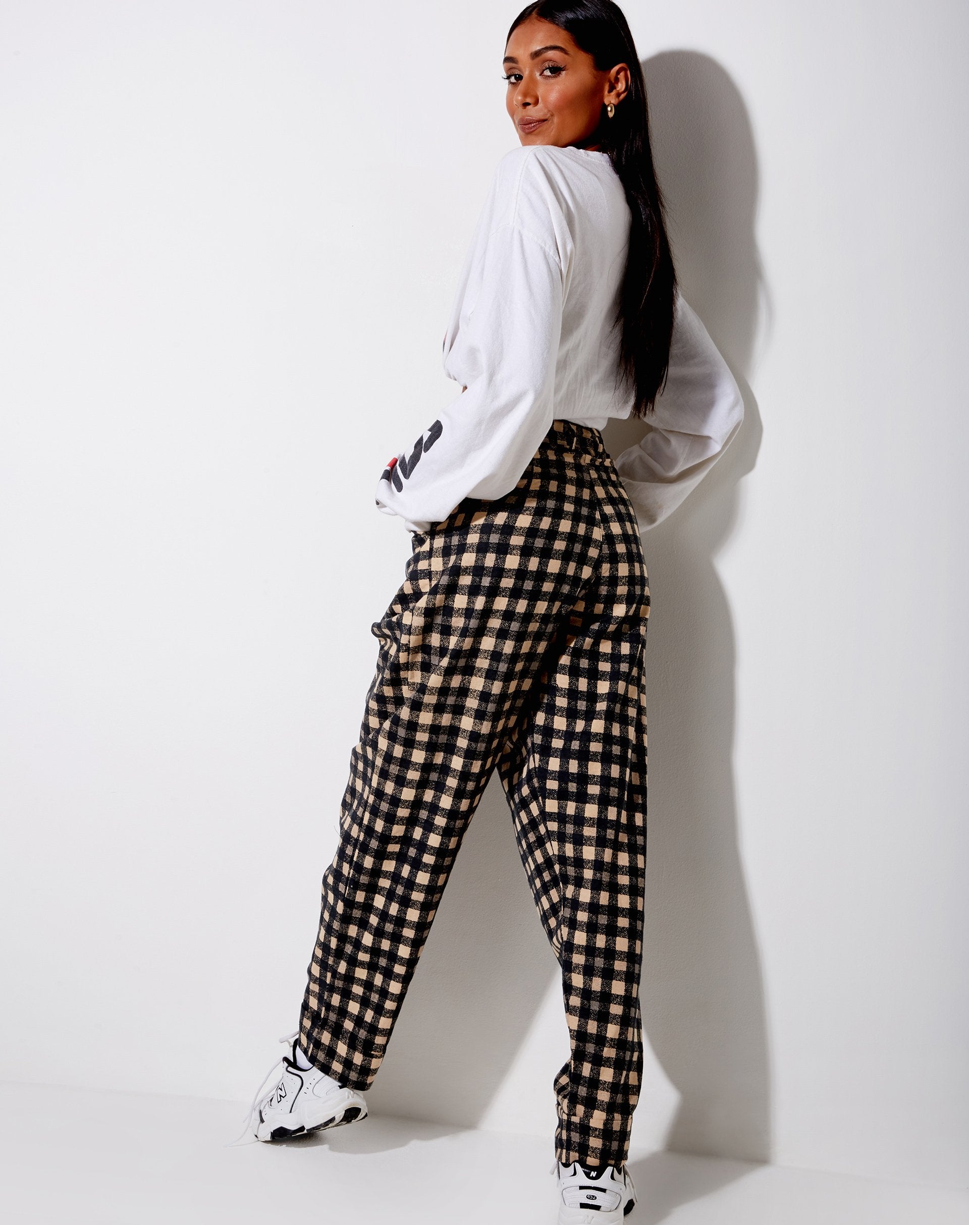 Afbeelding van Misca broek in jaren 90 Grunge ruit