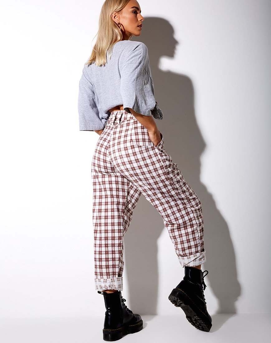Afbeelding van Misca broek in Checkmate bruin