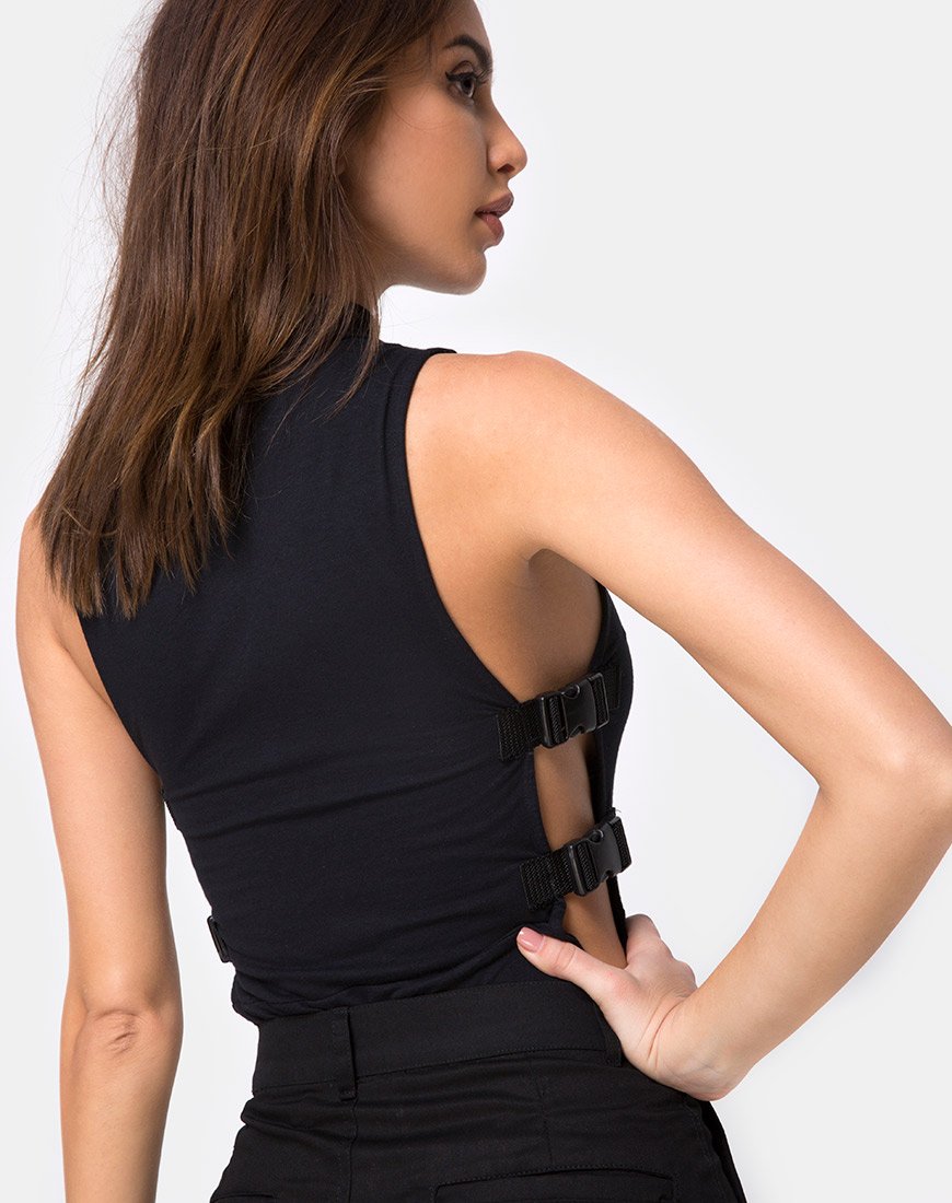 Afbeelding van Mocsa Bodice in Zwart Gesp
