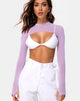 Afbeelding van Mola Crop Top in Net Lila