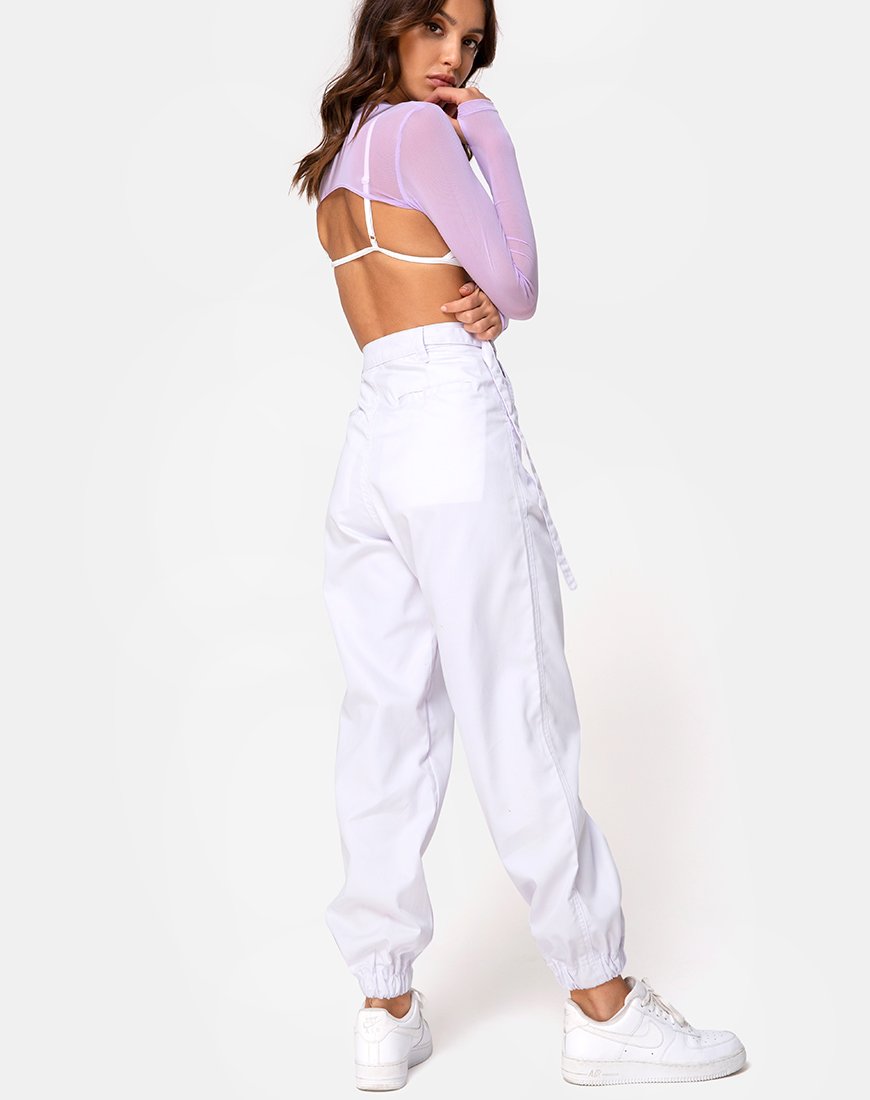 Afbeelding van Mola Crop Top in Net Lila