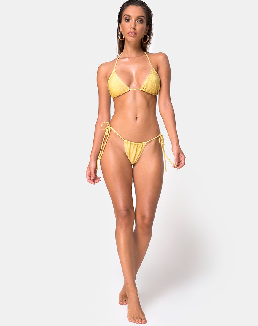 Afbeelding van Mone Bikinibroekje in Goudglitter