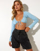 Afbeelding van Moonie Crop Top in Nantucket Blue