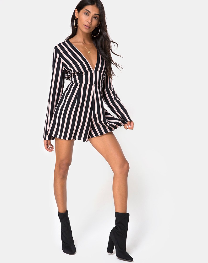 Afbeelding van Moran Jumpsuit in Formal Stripe