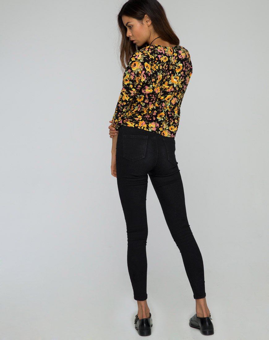Afbeelding van Mosca Plunge Top in Agatha Bloem