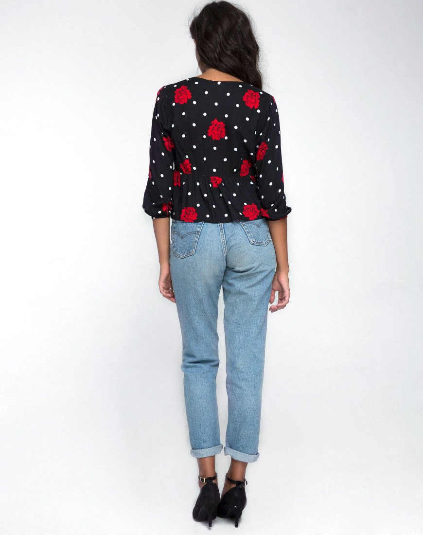 Afbeelding van Mosca Plunge Top in Cuban Rose
