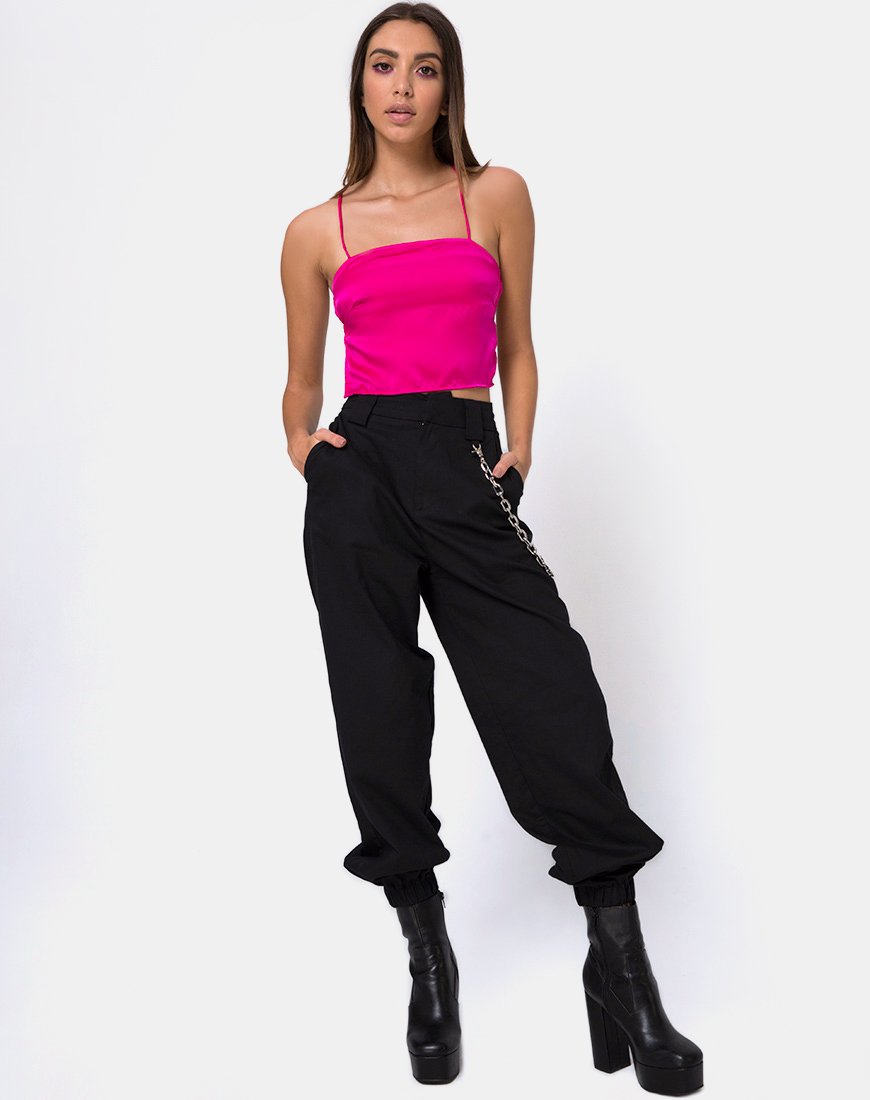 Afbeelding van Mosley Cami Top in Fuschia Satijn Roze