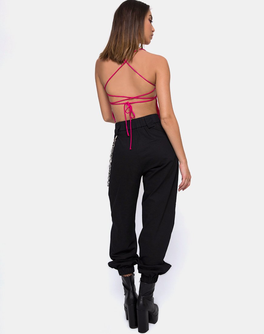 Afbeelding van Mosley Cami Top in Fuschia Satijn Roze