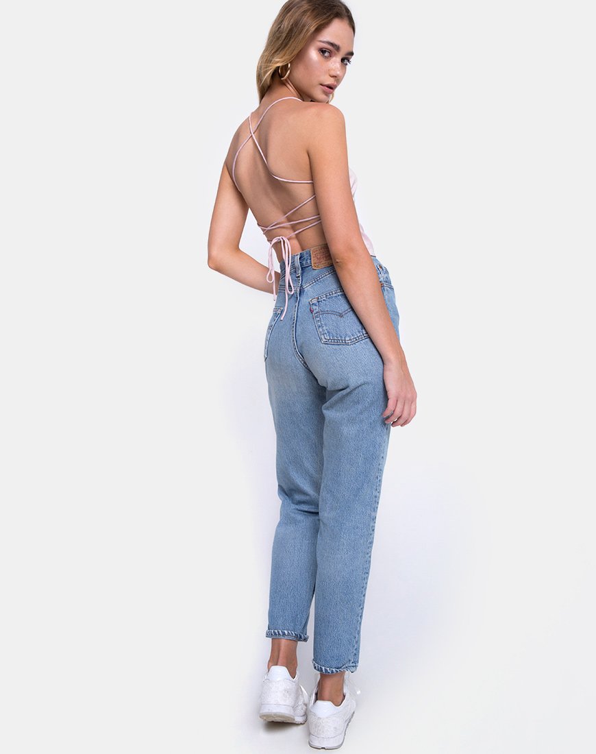 Afbeelding van Mosley Cami Top in Satin Blush