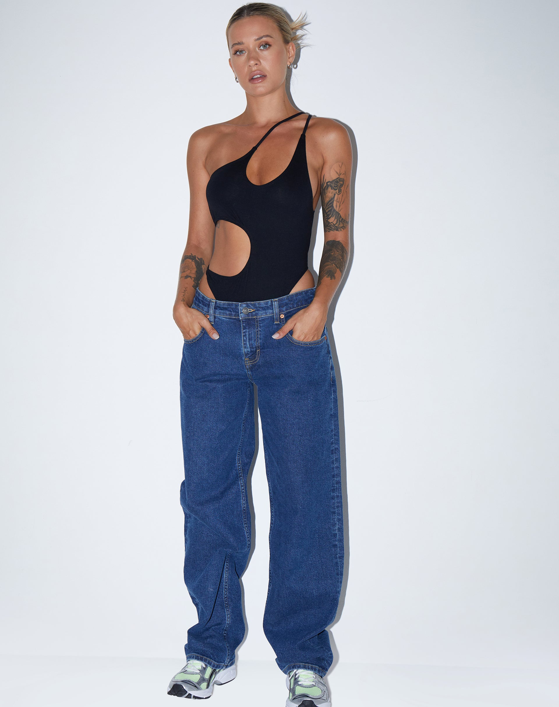 Afbeelding van Velica Bodice in Lycra Zwart