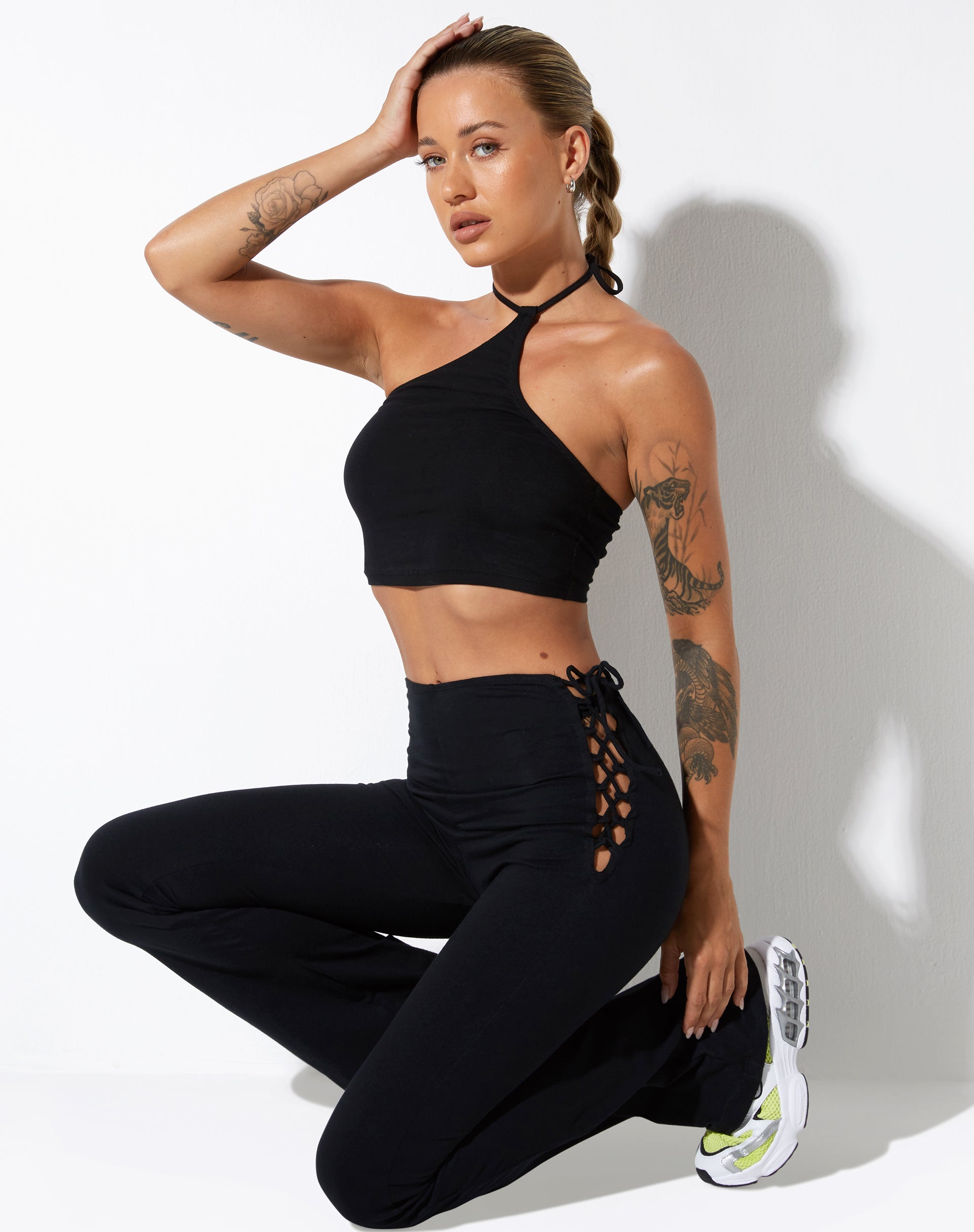 beeld van Mustika broek in lycra zwart