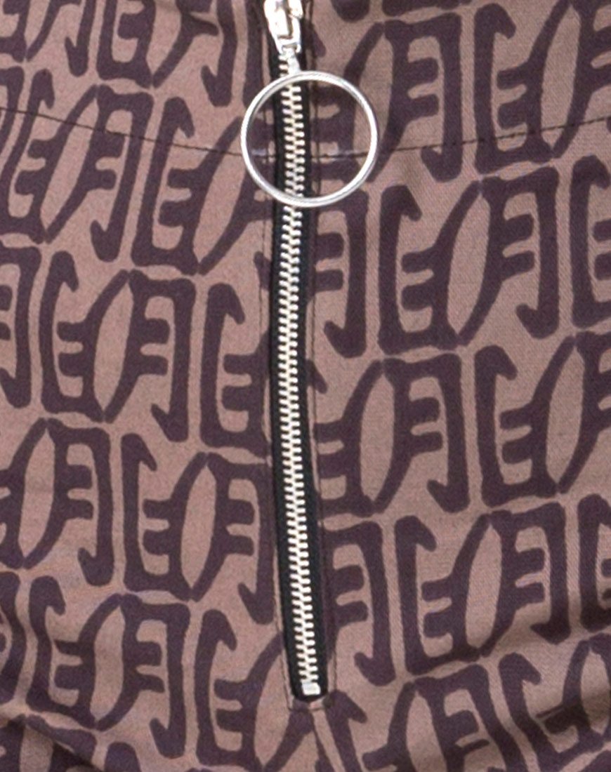 Afbeelding van Zolia Highwaisted Broek in Chinese Maan