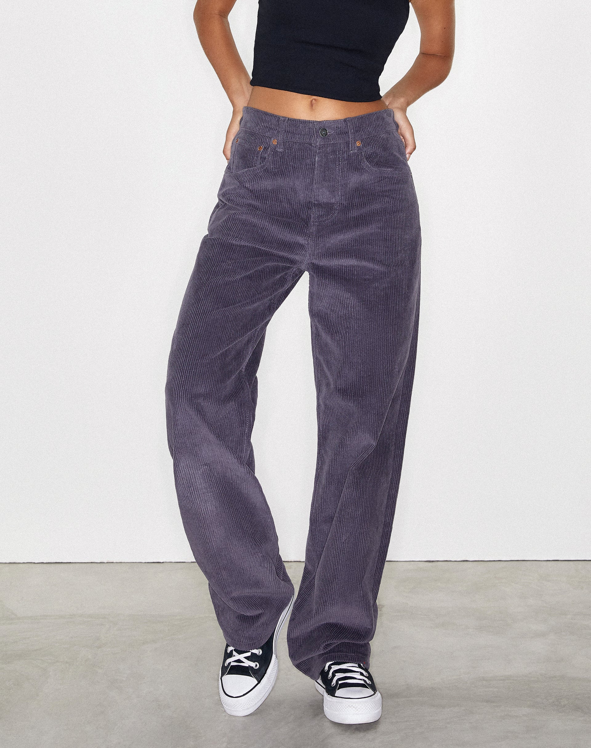 Afbeelding van Parallel Jean in Koordinkt Blauw