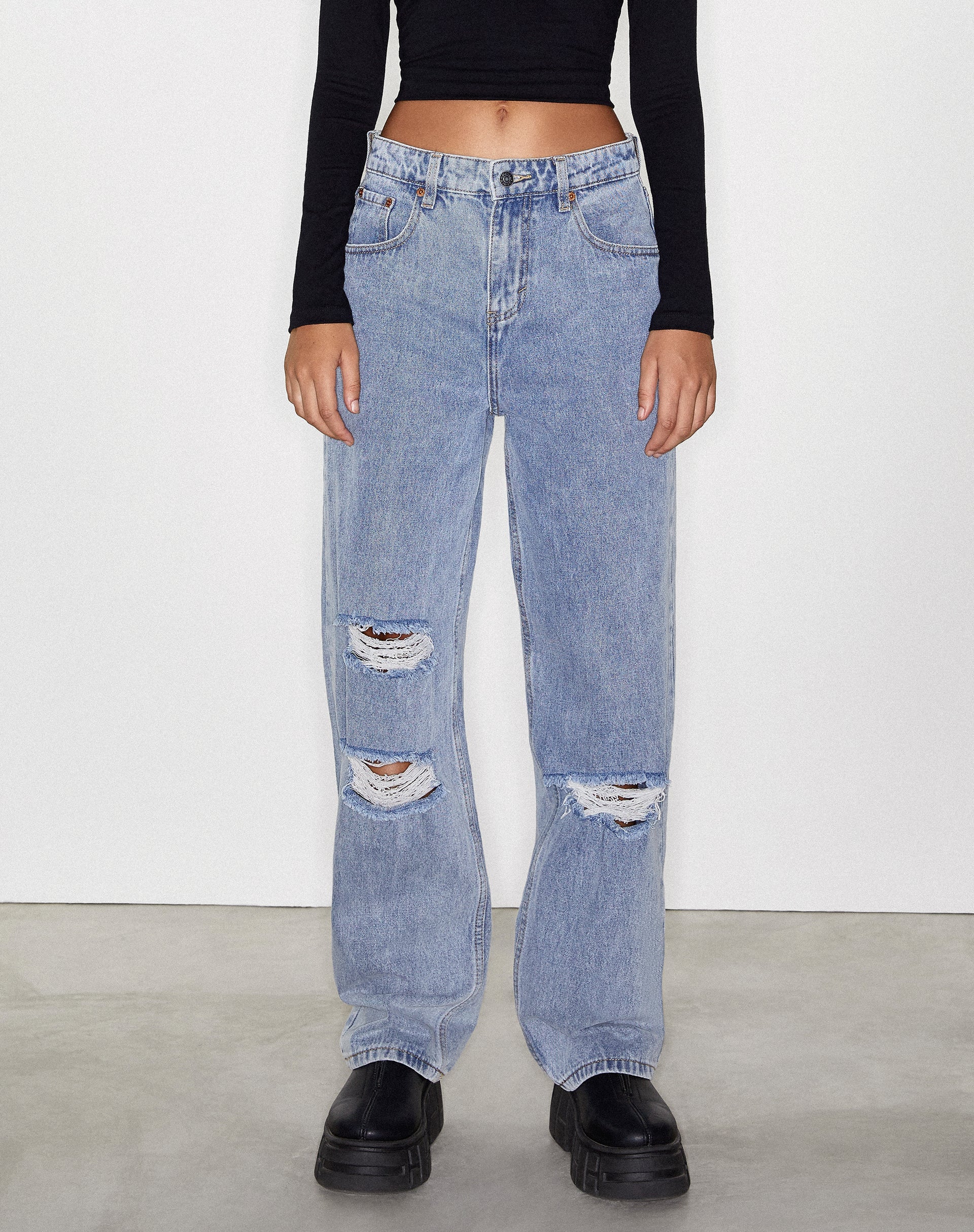 Afbeelding van Rips Parallel Jean in Light Wash