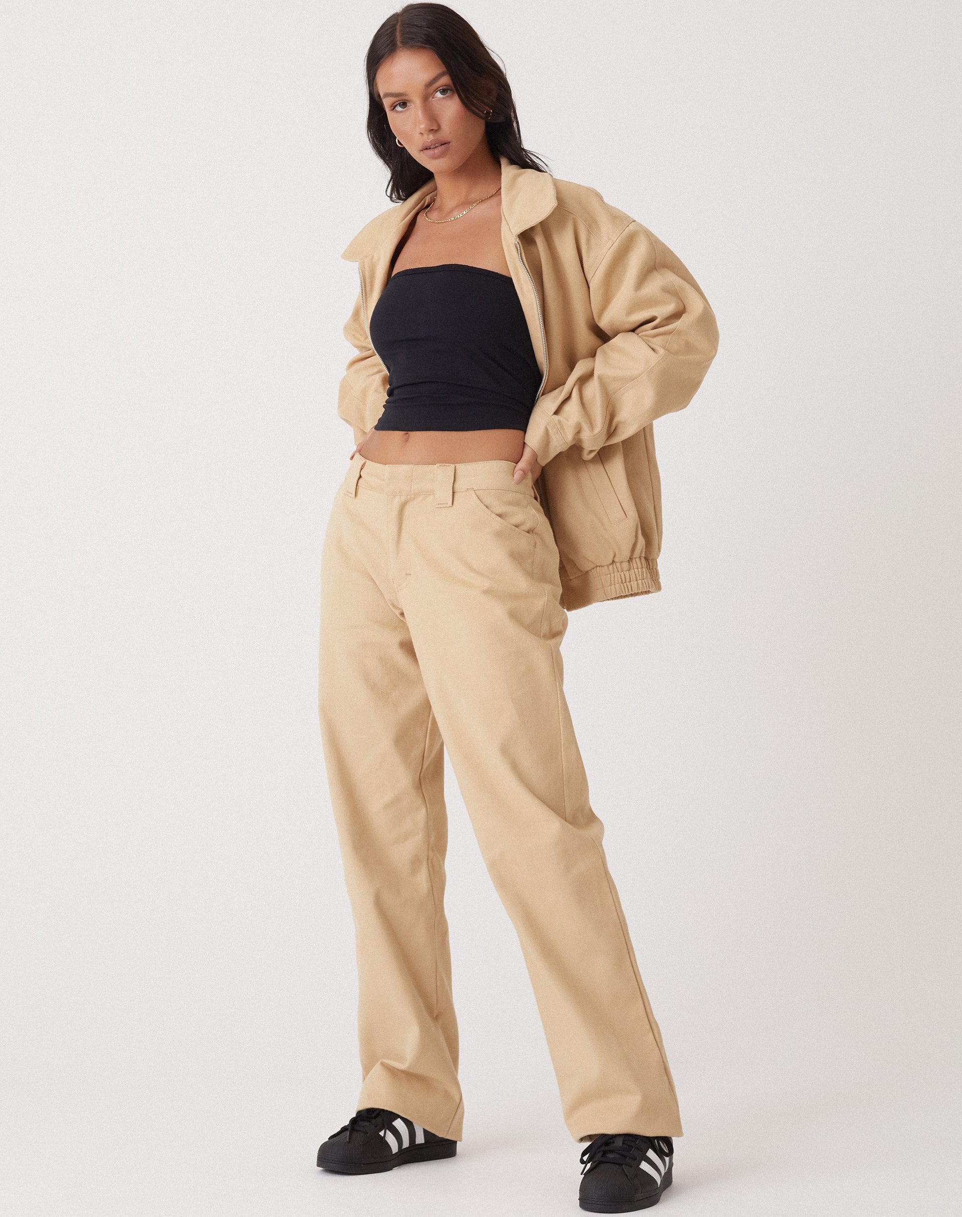 Afbeelding van Motel X Olivia Neill Kana broek in Tan