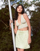 Afbeelding van Nanda Crop Top in Daisy Duke Green