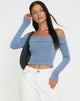 Afbeelding van Nasari Crop Top in Blauwgrijs