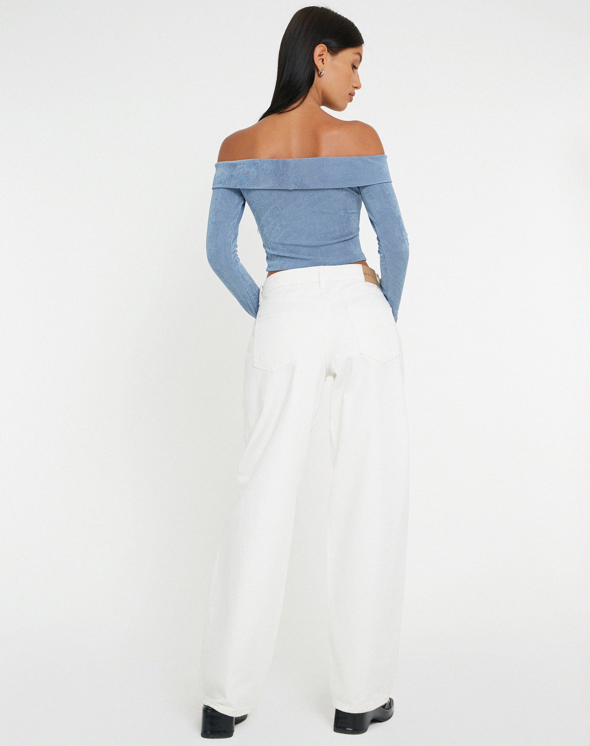 Afbeelding van Nasari Crop Top in Blauwgrijs