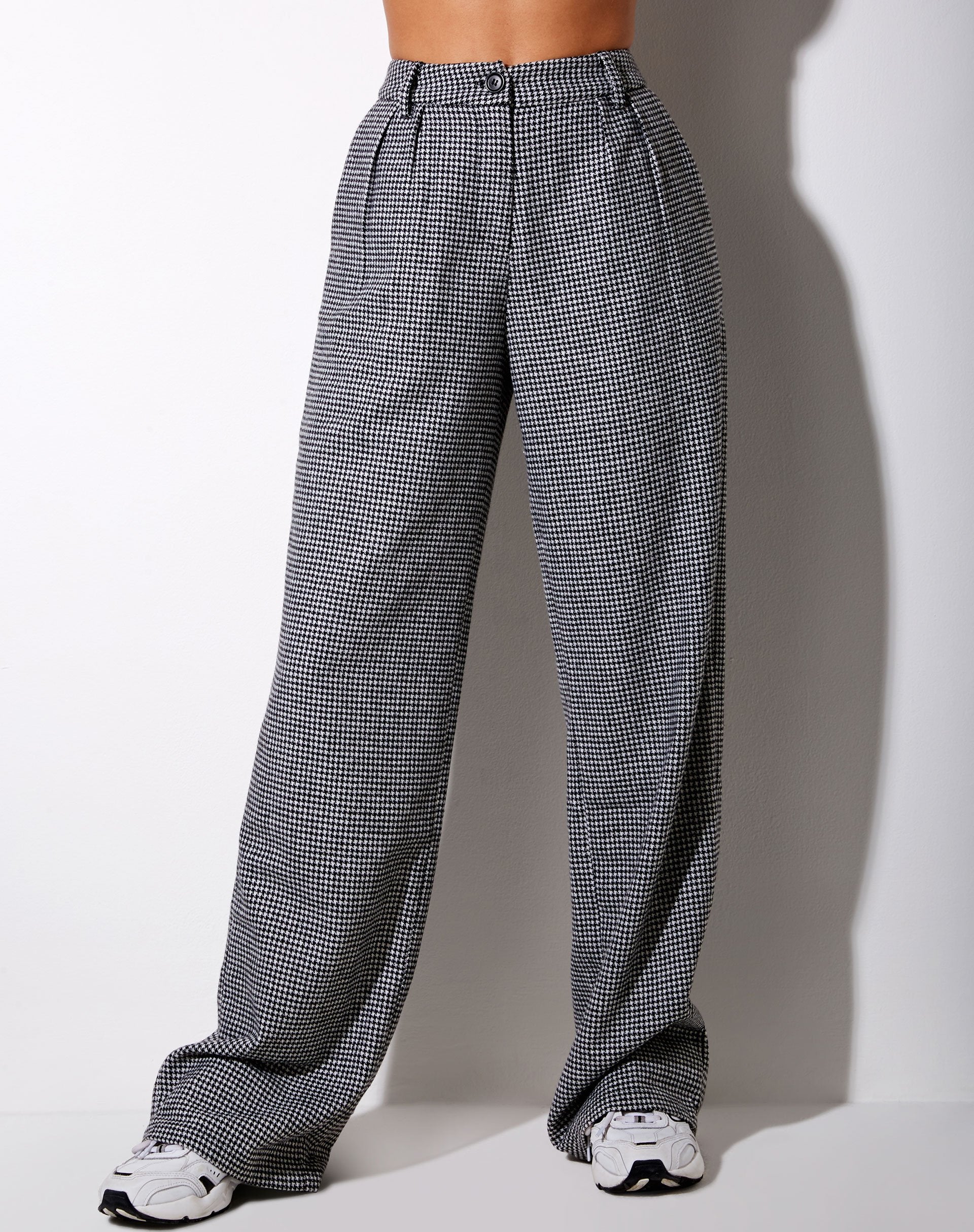 Afbeelding van Natania broek in Dogtooth zwart-wit