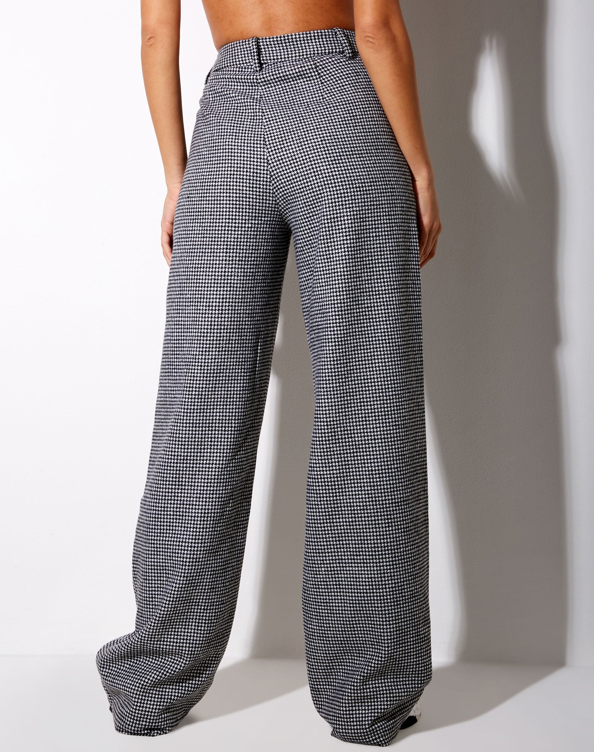 Afbeelding van Natania broek in Dogtooth zwart-wit