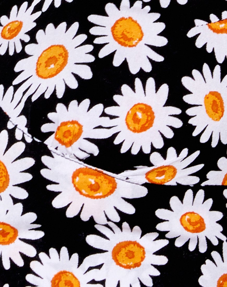 Afbeelding van Naya Crop Top in Daisy Love Black