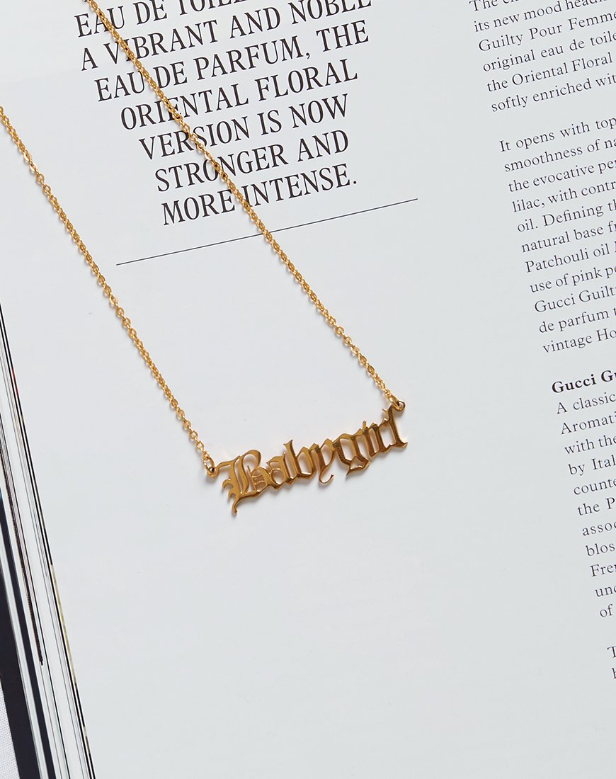 Afbeelding van Ketting in "Baby Girl" Goud