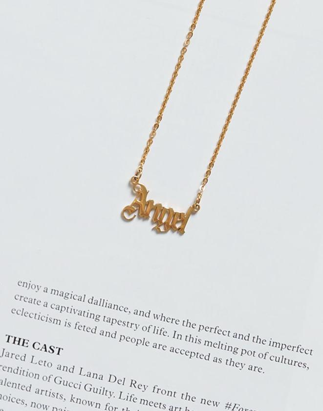 Ketting in "Angel" Goud