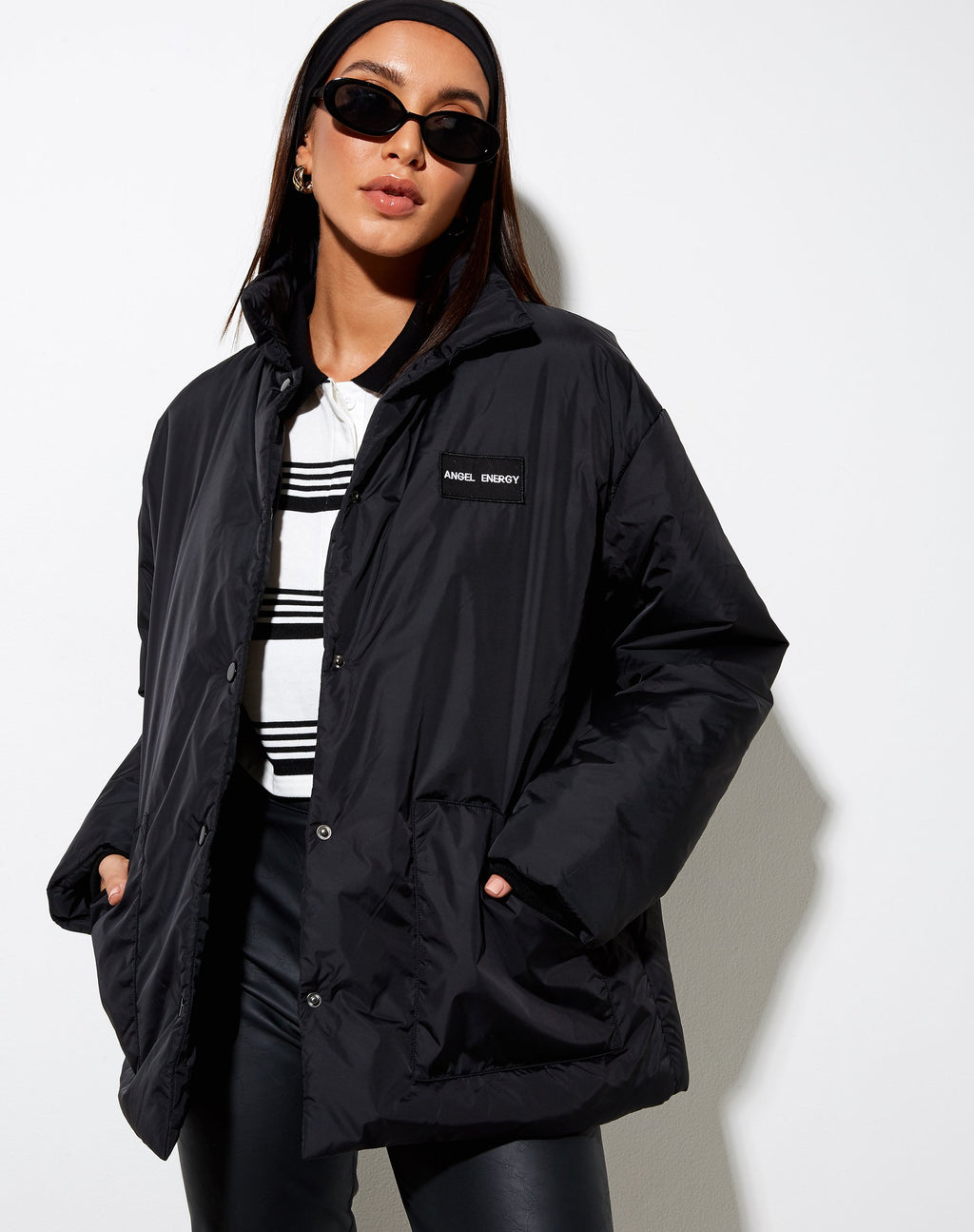 Nemal Jacket in zwart 'Angel Energy' Label