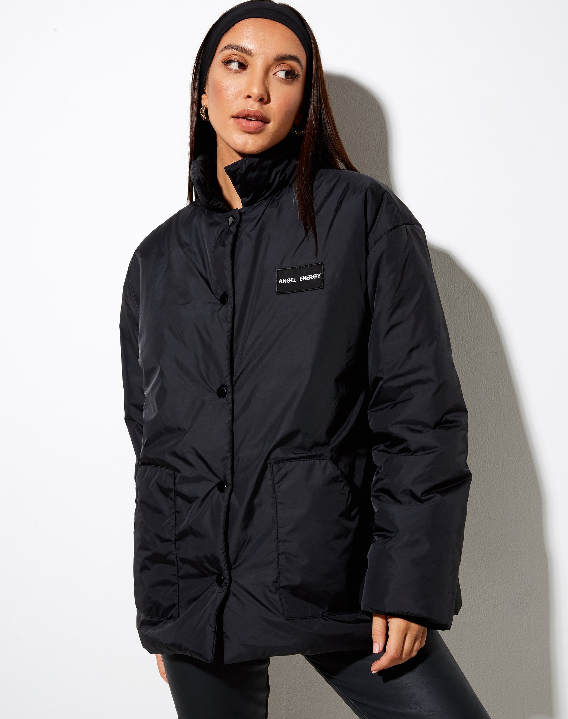 Afbeelding van Nemal Jacket in zwart Angel Energy Label