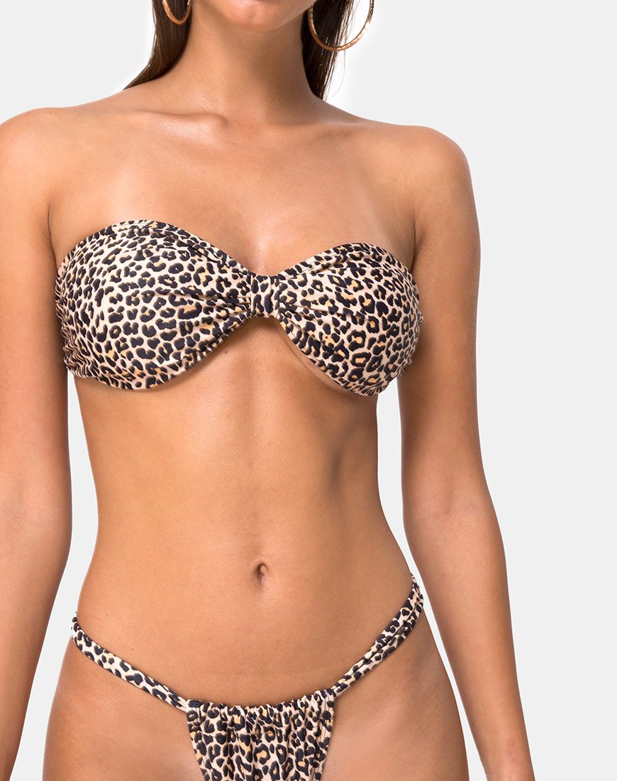 Afbeelding van Nevada Bikinitop in Rar Leopard