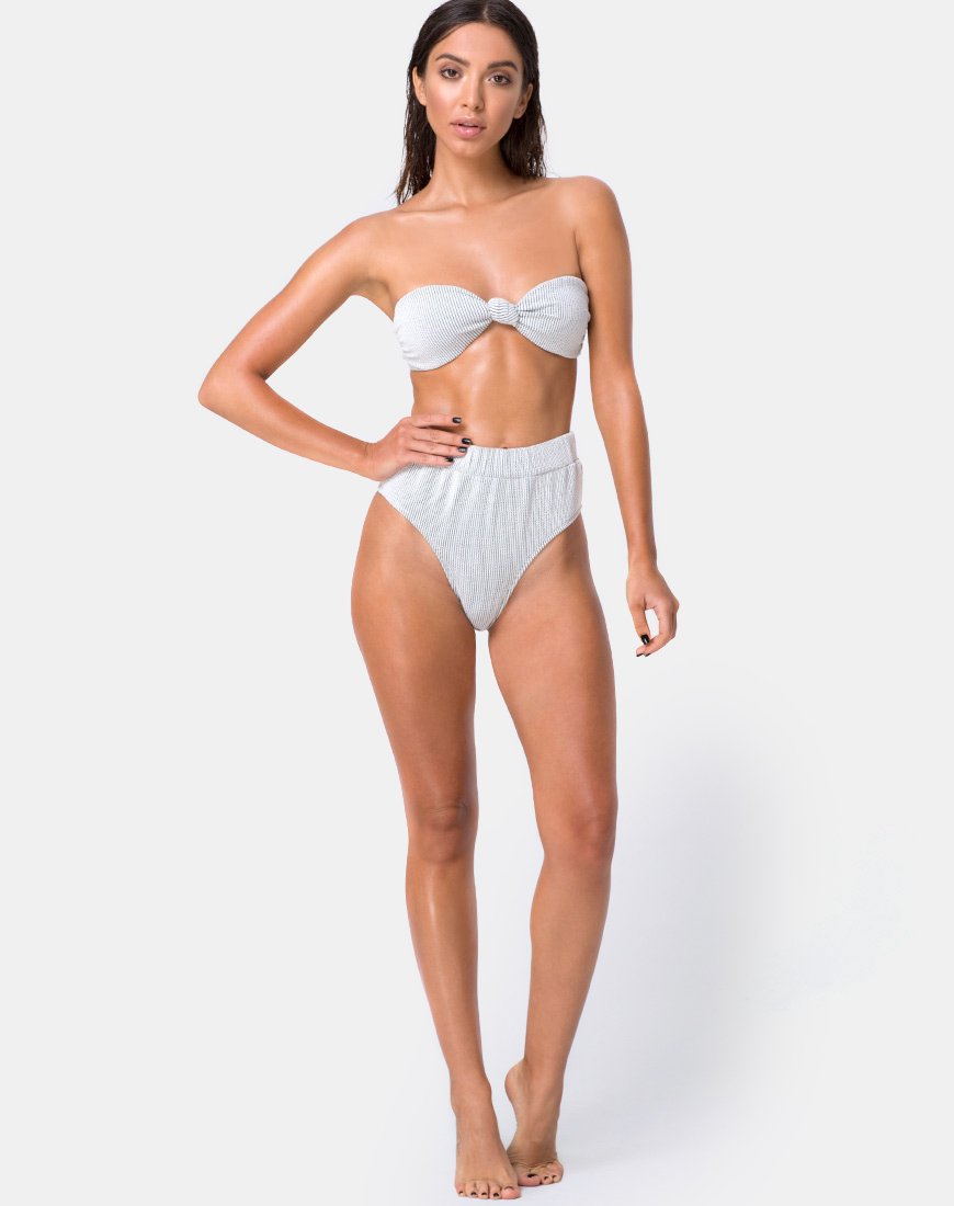 Afbeelding van Nima Bikinibroekje in Crinkle Rib Wit
