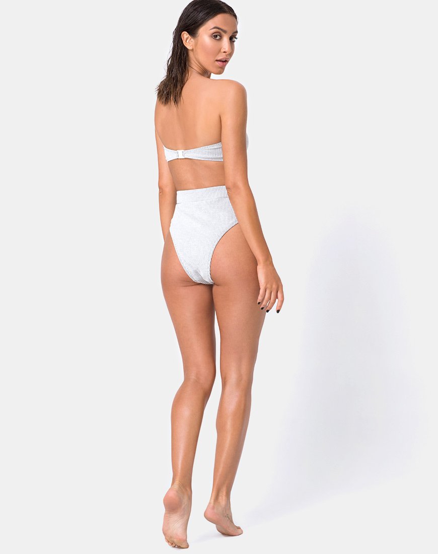 Afbeelding van Nima Bikinibroekje in Crinkle Rib Wit