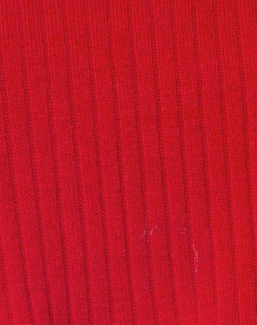 Afbeelding van Nizer Trui met hoge hals in Rood