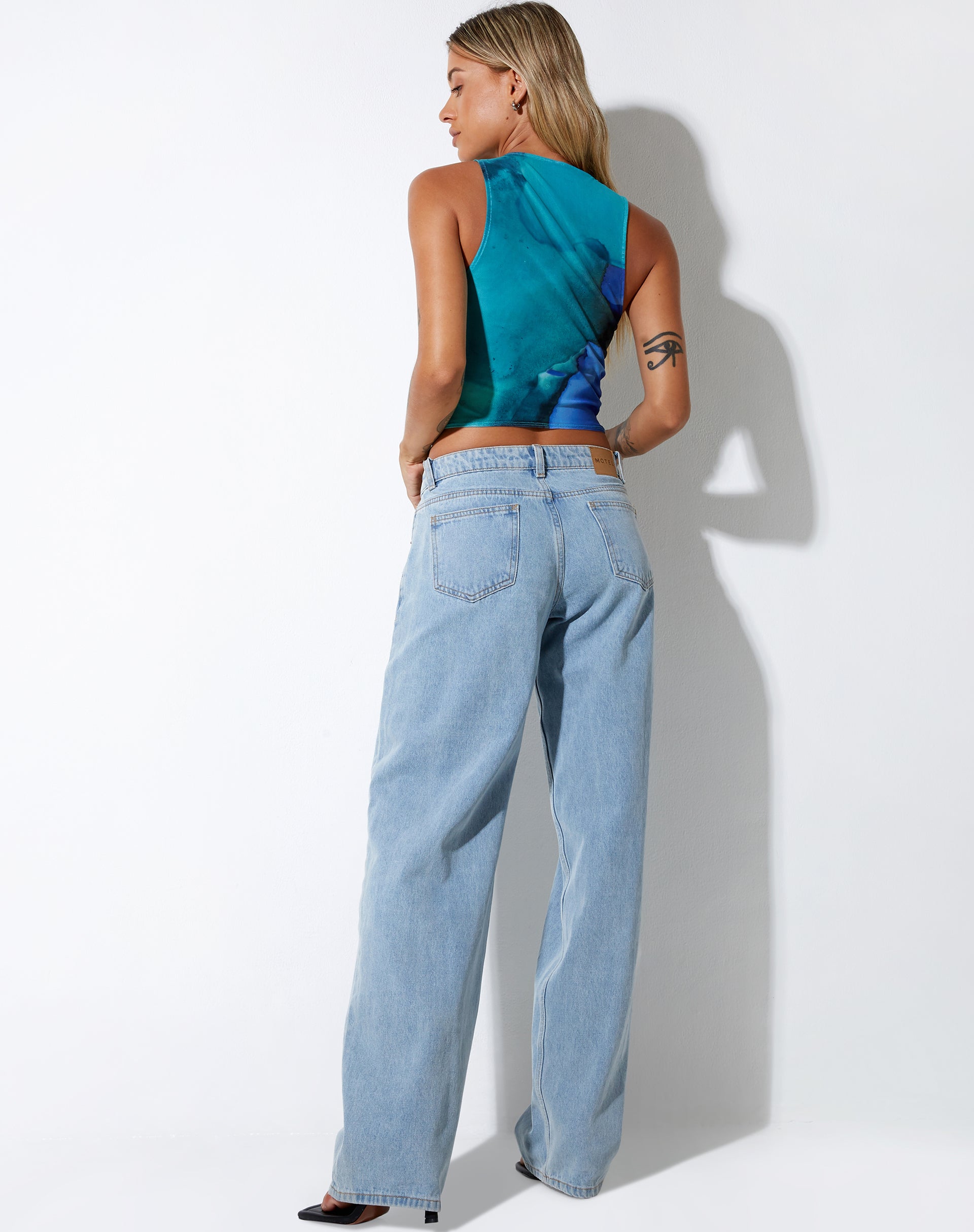 Afbeelding van Nolan Crop Top in Vloeibare Aquarelwas