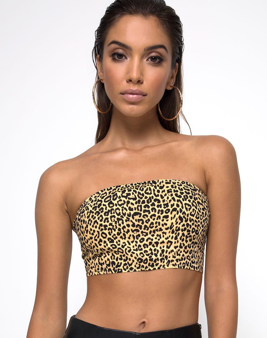 Afbeelding van Nolia Tube Top in Rar Leopard