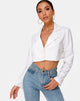Afbeelding van Noly Cropped Blazer in Ivoor