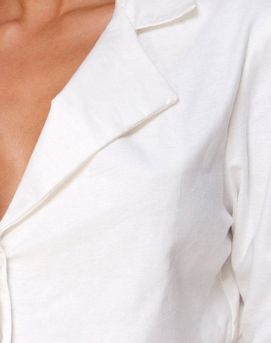 Afbeelding van Noly Cropped Blazer in Ivoor