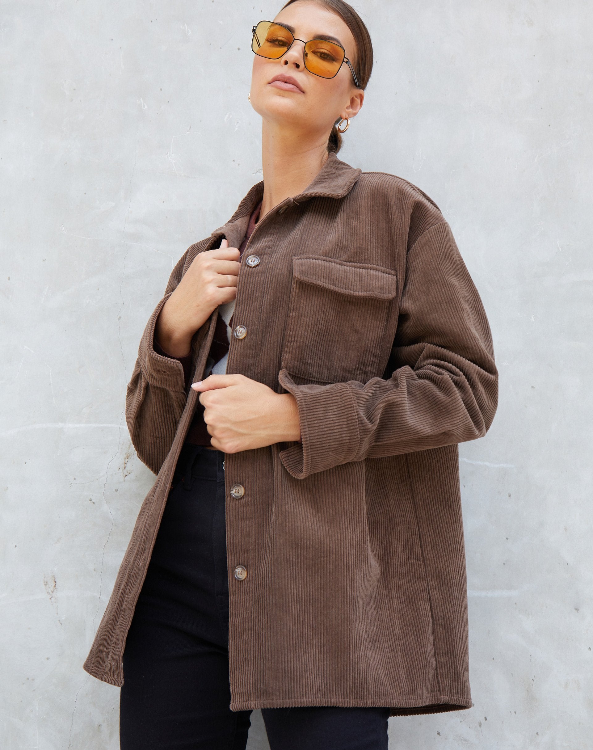 Afbeelding van Marcy Shirt in Corduroy Bruin