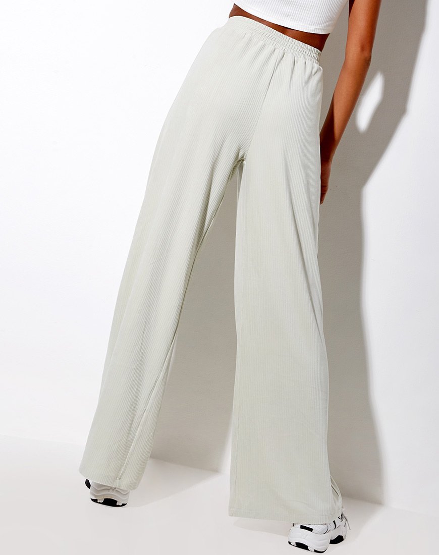 Afbeelding van Obeli broek in fluweel rib Minty