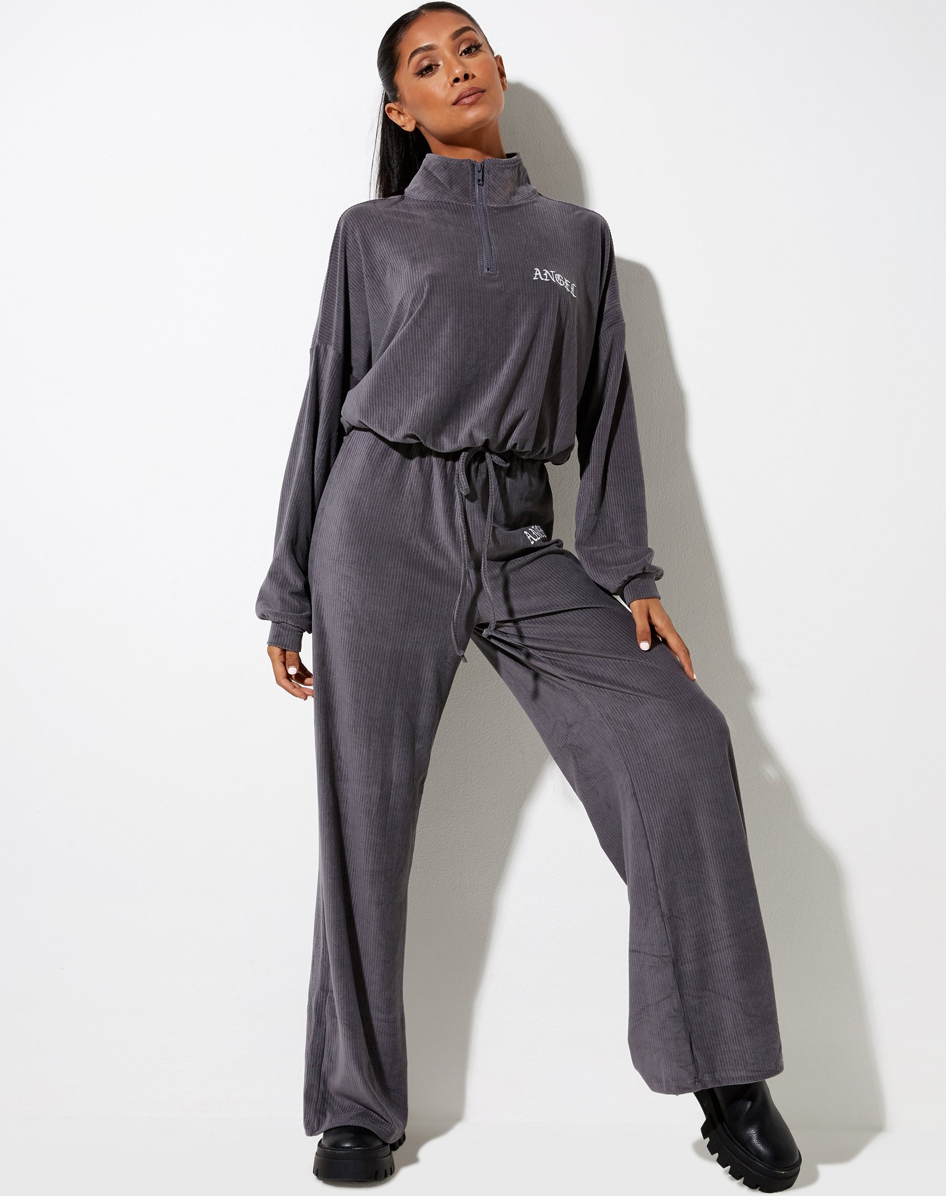 Afbeelding van Obeli broek in antracietgrijs Angel Embro