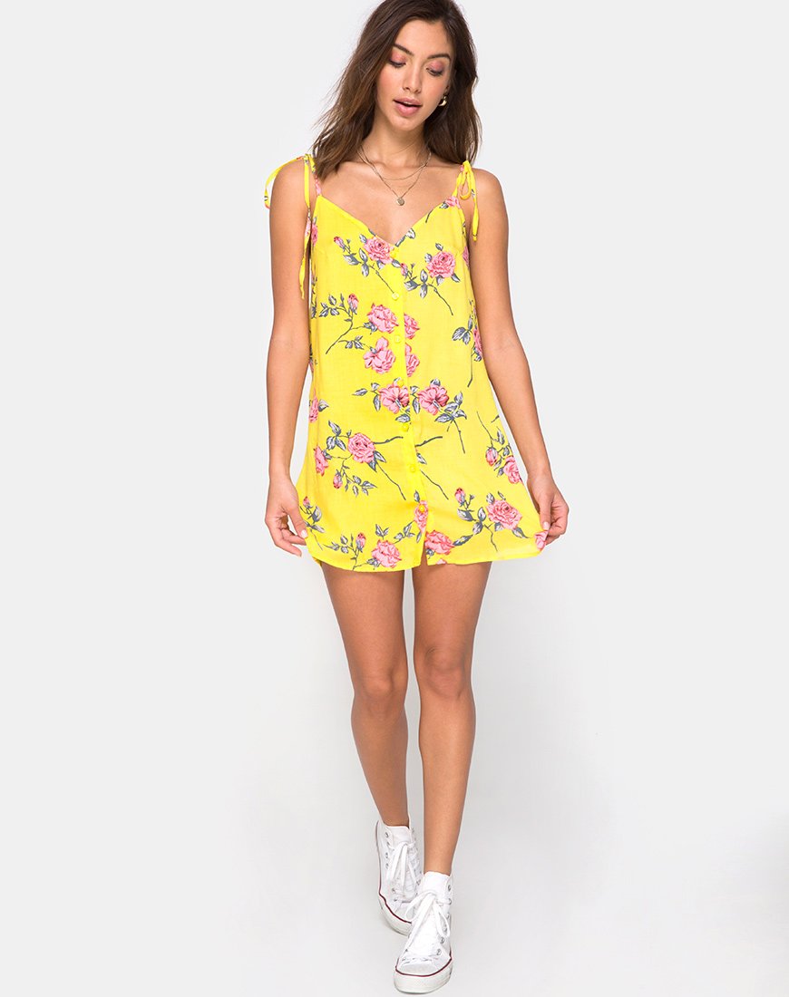 Afbeelding van Osla Slip Dress in Candy Rose Yellow
