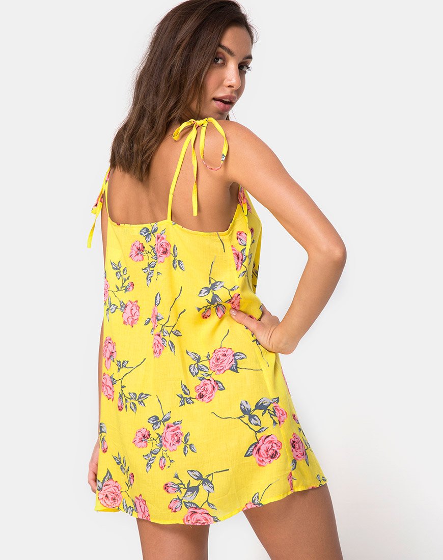 Osla Slip Jurk in Candy Rose Geel