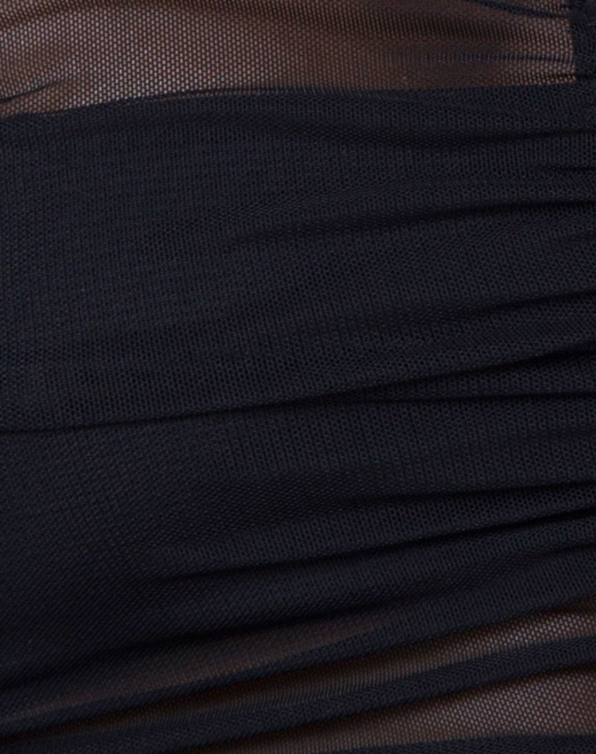 Afbeelding van Osta Off The Shoulder Top in Zwart
