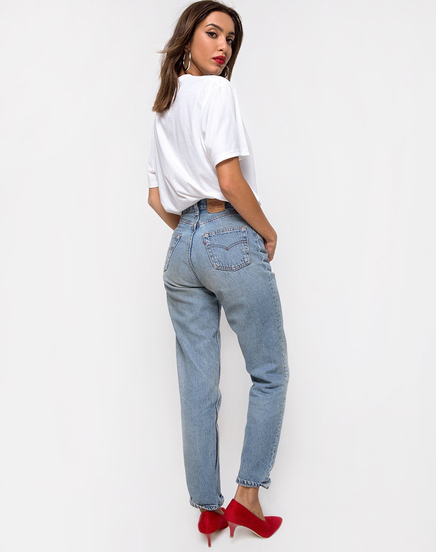 Afbeelding van Oversize Basic T-shirt in Wit met Roos