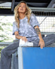 Afbeelding van Oversize Basic T-shirt in Lunar Rock Radial Tie Dye