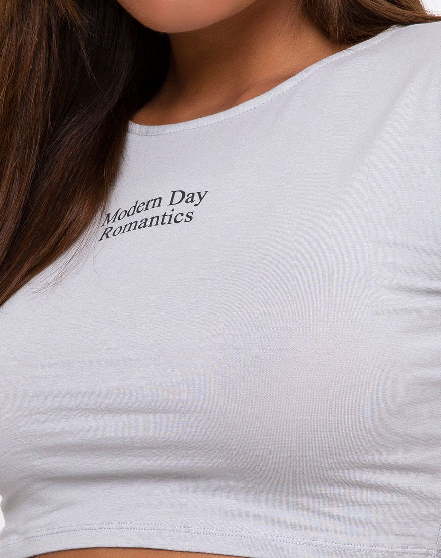 Afbeelding van Tindy Crop Top in Modern Day Romantics Grijs